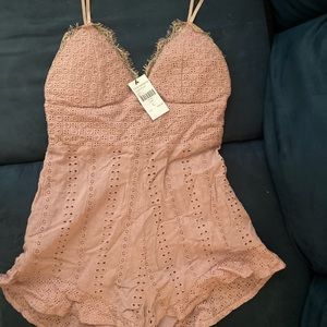 Pink romper